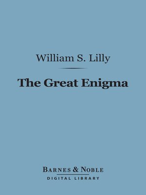 cover image of The Great Enigma (Barnes & Noble Digital Library)